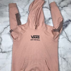 Vans pink and black hoodie size xs